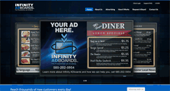 Desktop Screenshot of infinityadboards.com